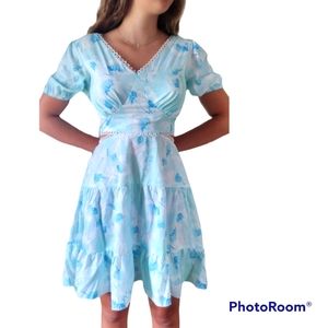 Floral dress fancy medium large